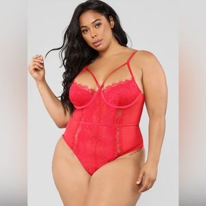 Fashion Nova Somebody To Love Lace Teddy 3X